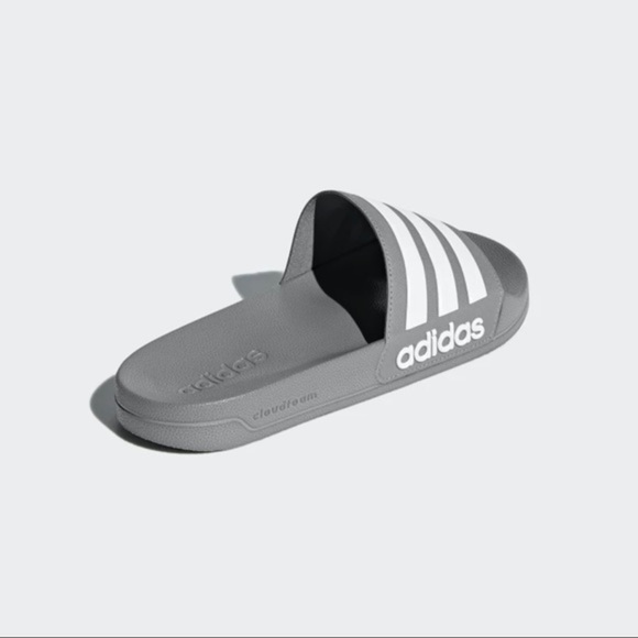 New adidas Adilette Shower Slides Men's Gray​ - Picture 6 of 9